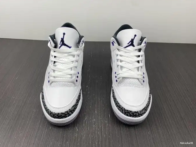 Cheap TBkick 3 'Dark Jordan Retro Iris' CT8532-105 Air 0608